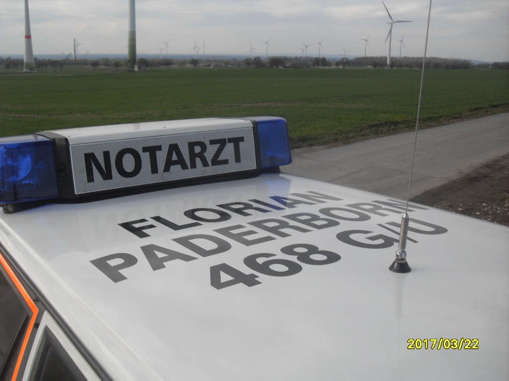 Notarzteinsatzfahrzeug (NEF) der 80er Jahre