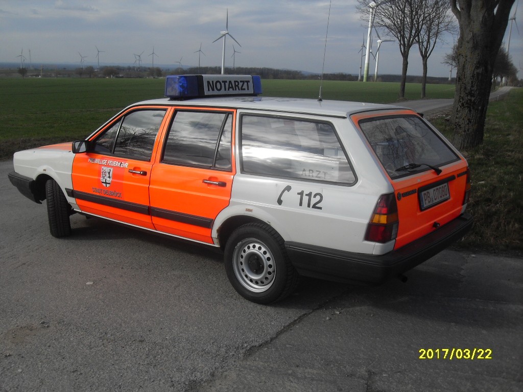Notarzteinsatzfahrzeug (NEF) der 80er Jahre