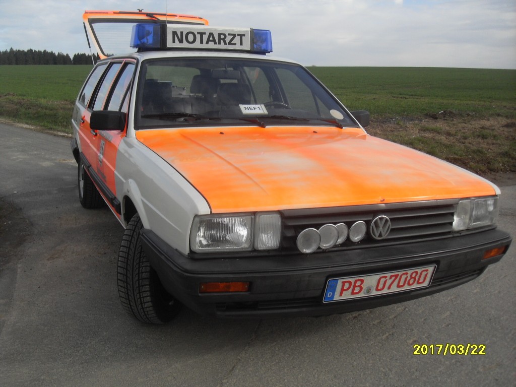 Notarzteinsatzfahrzeug (NEF) der 80er Jahre